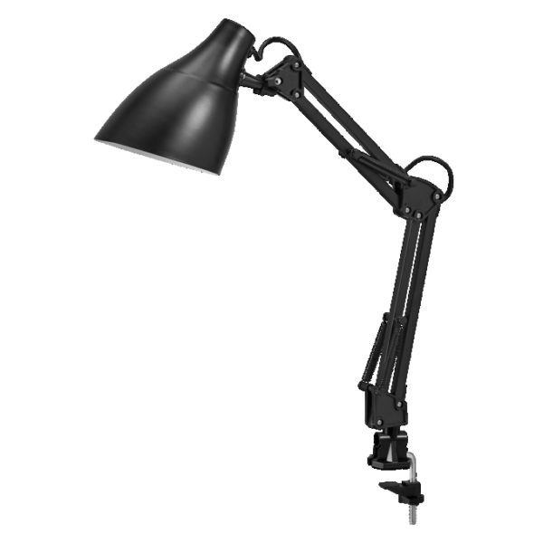 Office Line Desk Pear Clip E27 Black Office Line Desk Pear Clip E27 Black