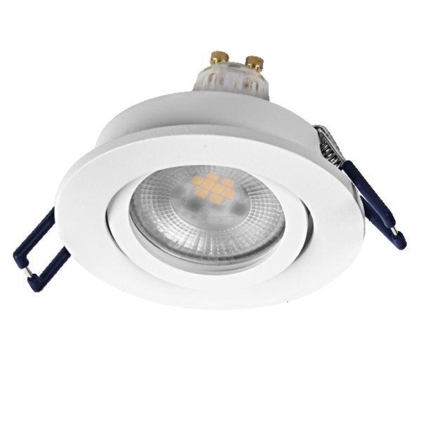 Spot Set Recess GU10 Dim Adjustable Click 6W 827 White Spot Set Recess GU10 Dim Adjustable Click 6W 827 White