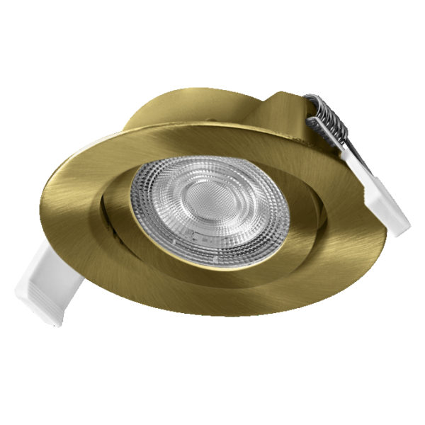 Spot Set Recess Simple DIM 4.9W 827 40° Green Brass