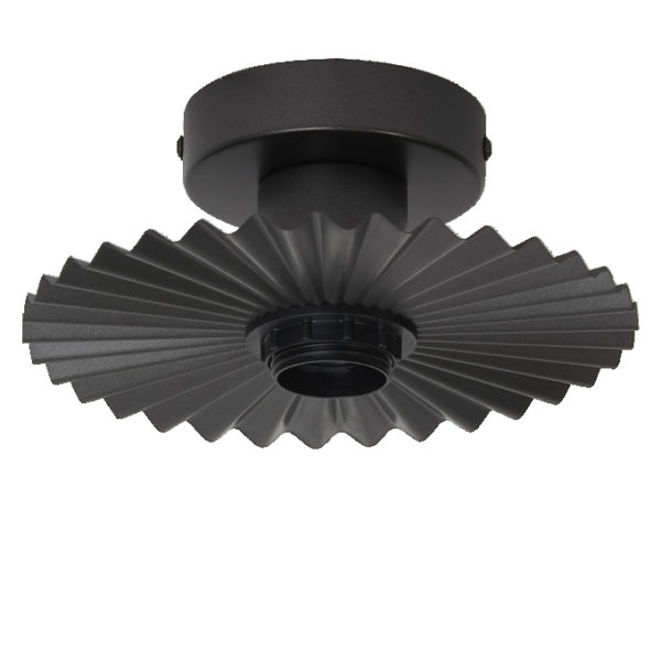 Decor Plissee Ceiling E27 Dark Grey Decor Plissee Ceiling E27 Dark Grey