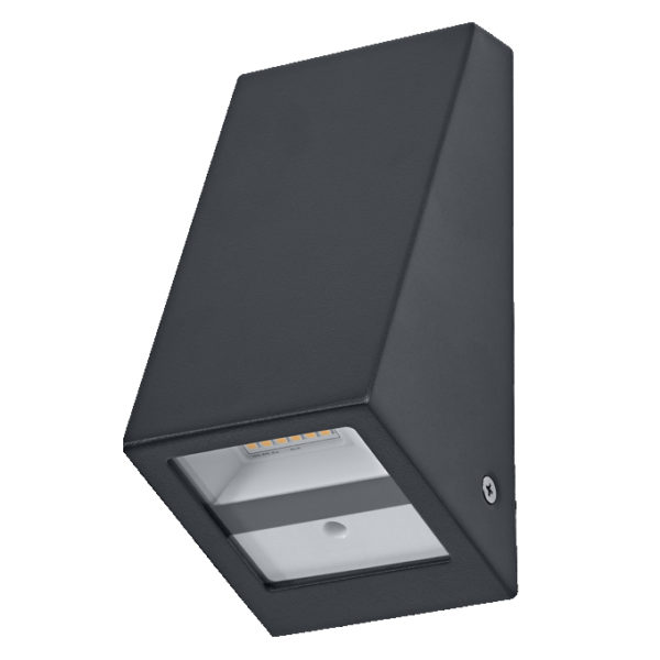 ENDURA® Style USB Wall Step Slim Sensor IP44 Dark Grey