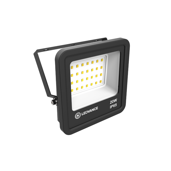 20W/4000 (=160W) IP65 1800Lm Симметричный 100° Чёрный - Светодиодный прожектор LEDVANCE FLOODLIGHT ECOCLASS G2
