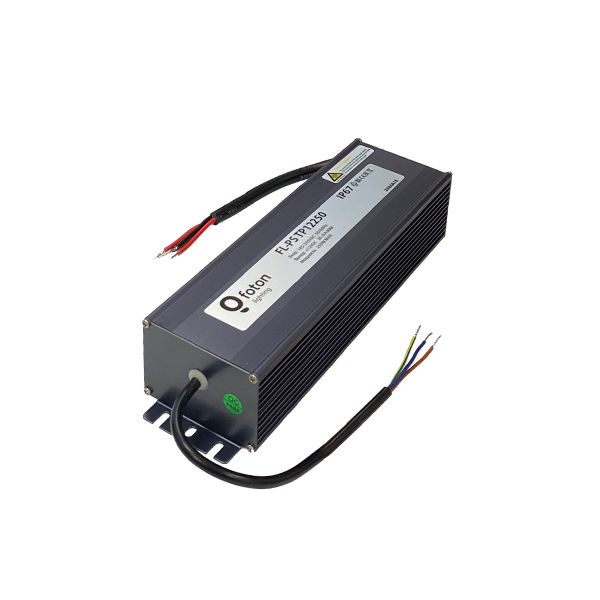 FL-PS TP12250 Pout=250Вт, Uout=12В, Uin=175-240В, IP67, 260x72x52mm, 2900г - метал. герм. транс-тор FL-PS TP12250 Pout=250Вт, Uout=12В, Uin=175-240В, IP67, 260x72x52mm, 2900г - метал. герм. транс-тор