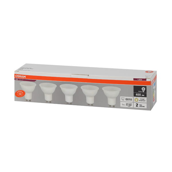 LVPAR1635 5SW/830 230V GU10 Экопак1X5 RU OSRAM LVPAR1635 5SW/830 230V GU10 Экопак1X5 RU OSRAM