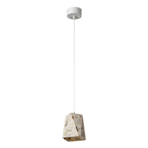 Decor Gleam Pendant Box E27 White