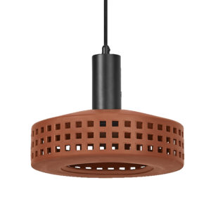 Decor Clay Windows Pendant 1XE27 Brown
