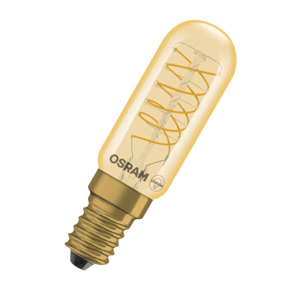 Vintage 1906 T26 36 Spiral Filament DIM 4.8W 822 Gold E14