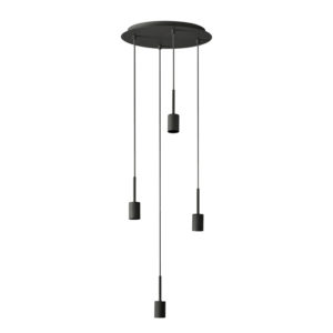 Decor Pendant Needle Plate 4xE27 Dark Grey Decor Pendant Needle Plate 4xE27 Dark Grey