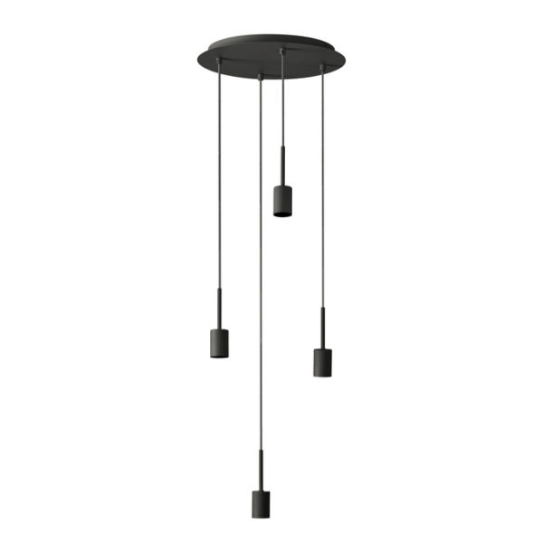 Decor Pendant Needle Plate 4xE27 Dark Grey Decor Pendant Needle Plate 4xE27 Dark Grey