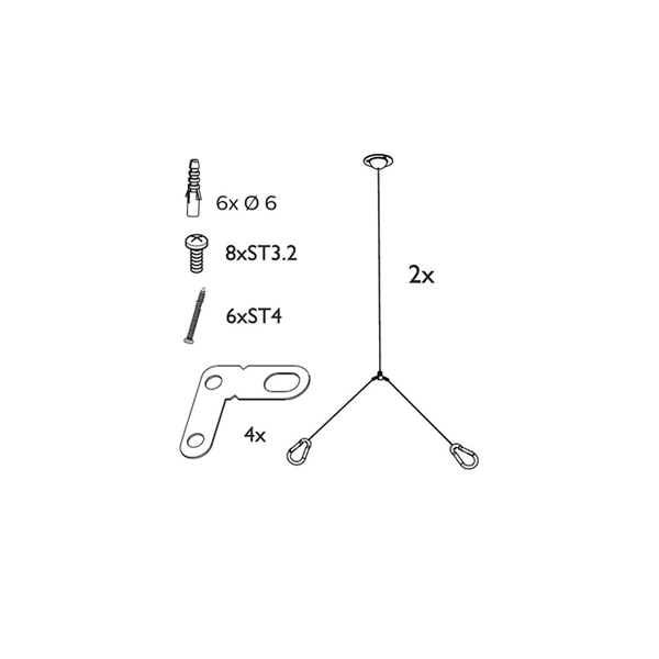 аксес. RC048Z SME-2 - PHILIPS ком-т для подвеса RC091V / RC048 (длина 1,5 м) аксес. RC048Z SME-2 - PHILIPS ком-т для подвеса RC091V / RC048 (длина 1,5 м)