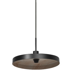 Decor Plate Pendant E27 Black Wood Decor Decor Plate Pendant E27 Black Wood Decor