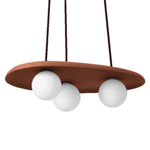 Decor Clay Nest Pendant 3XG9 Brown Decor Clay Nest Pendant 3XG9 Brown