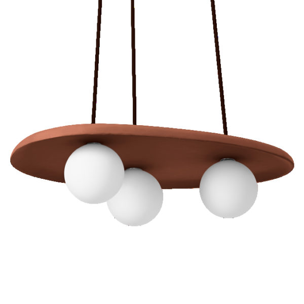 Decor Clay Nest Pendant 3XG9 Brown Decor Clay Nest Pendant 3XG9 Brown