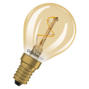 Vintage 1906 Classic P Spiral Filament 1.8W 822 Gold E14 Vintage 1906 Classic P Spiral Filament 1.8W 822 Gold E14