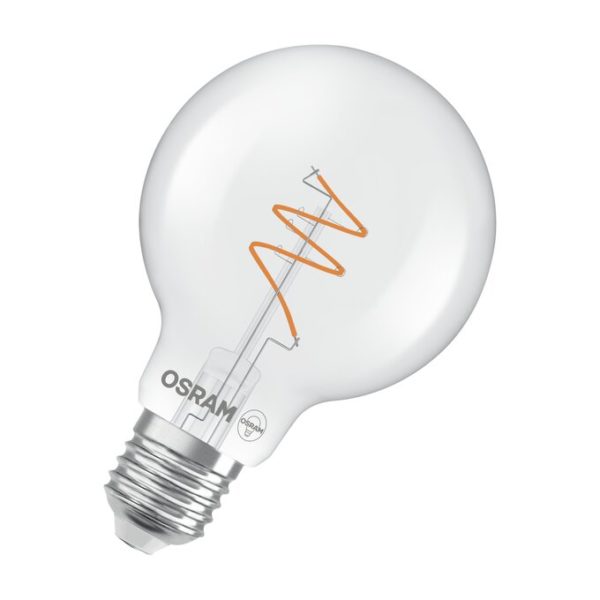 Vintage 1906 Globe 80 40 Spiral Filament DIM 4.6W 927 Clear E27 Vintage 1906 Globe 80 40 Spiral Filament DIM 4.6W 927 Clear E27