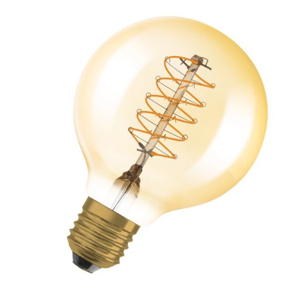 Vintage 1906 Globe 80 37 Filament DIM 4.8W 822 Gold E27 Vintage 1906 Globe 80 37 Filament DIM 4.8W 822 Gold E27