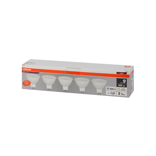 LVMR1635 5SW/830 230V GU5.3 Экопак1X5  RU OSRAM