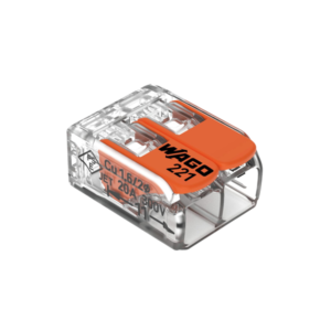 221-412   2 конт., многоразовая, 32A 450V - клеммная колодка WAGO (100)