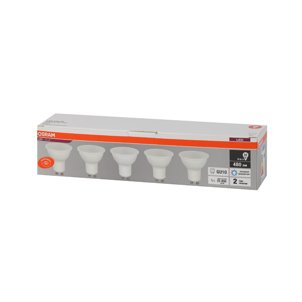 LVPAR1650 6SW/865 230V GU10 Экопак1X5  RU OSRAM