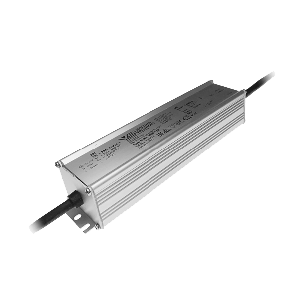 VS ECXe    1400.158    1400mA   30 - 72V/100W  с проводами  IP67  216x69x46мм - драйвер
