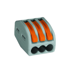 222-413   3 конт., многоразовая, 32A 400V - клеммная колодка WAGO (50)