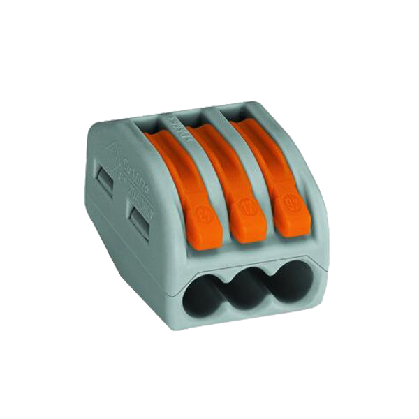 222-413 3 конт., многоразовая, 32A 400V - клеммная колодка WAGO (50) 222-413 3 конт., многоразовая, 32A 400V - клеммная колодка WAGO (50)