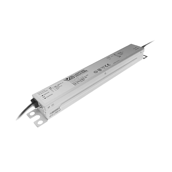 VS ECXe Single 700G.176 700mA 32-55V/40W (вх напр 120-277V) IP54 241х33х25мм - драйвер VS ECXe Single 700G.176 700mA 32-55V/40W (вх напр 120-277V) IP54 241х33х25мм - драйвер