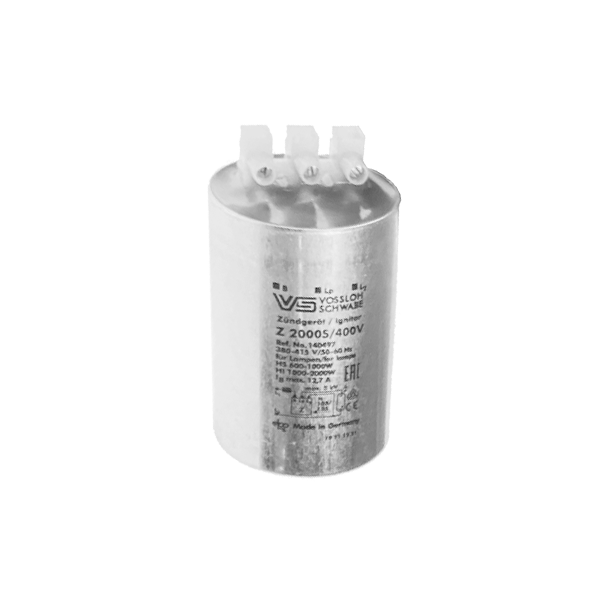Z 2000 S 380-415V 12,7A 4-5kV d50x88 20м (МГЛ 1000-2000W/ДНаТ 600-1000W) - ИЗУ VS Z 2000 S 380-415V 12,7A 4-5kV d50x88 20м (МГЛ 1000-2000W/ДНаТ 600-1000W) - ИЗУ VS