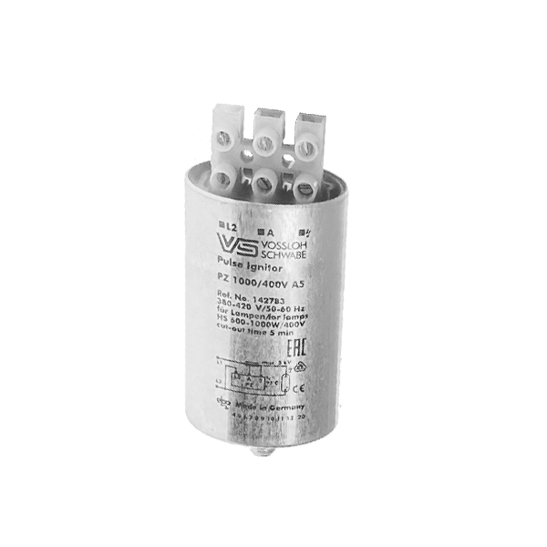 PZ 1000/400V 380-420V 4-5kV d40x80 (МГЛ 1000W/ДНаТ 600-1000W) - БЗУ VS PZ 1000/400V 380-420V 4-5kV d40x80 (МГЛ 1000W/ДНаТ 600-1000W) - БЗУ VS