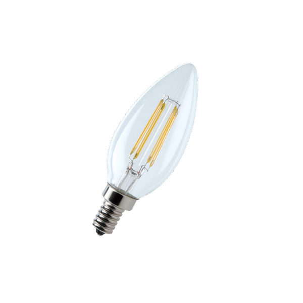 6W (=60W) E14 Dim 3000К Filament 220V 600Лм 35*98мм FOTON_LIGHTING - лампа свеча диммируемая