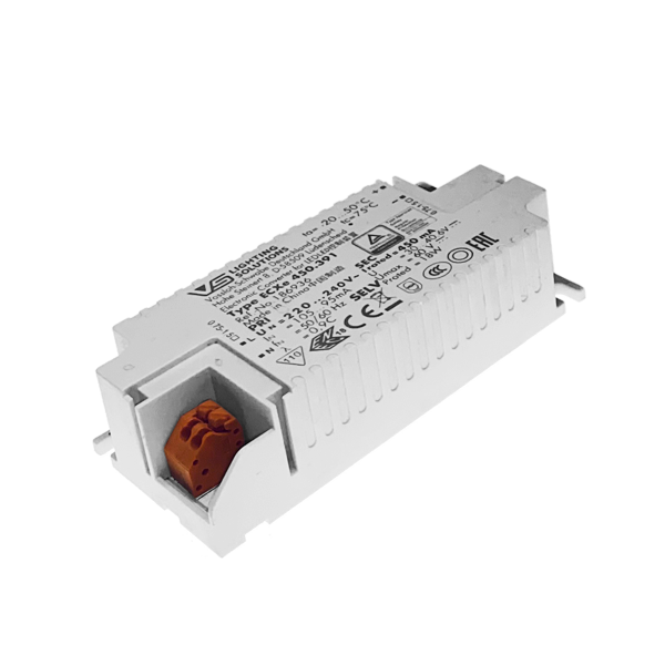 VS ECXe        450.391         450мА     30- 41V/18W   97x43x25мм - драйвер