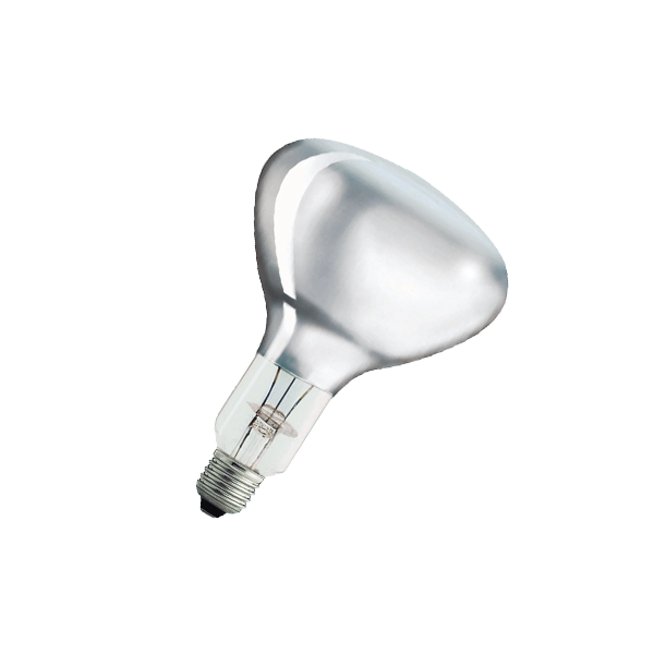 FL-IR R125 375W CLEAR E27 230V прозрачное стекло (инфракрасная лампа)