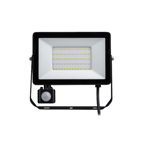 50W/6500K (=400W) СЕНСОР IP65 4750lm Чёрный - Светодиодный прожектор с датчиком PHILIPS BVP150