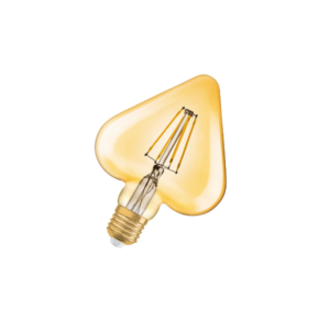 Vintage 1906 LED CL HEART  FIL GOLD 40  4,5W/824 E27 165x125мм - сердце OSRAM