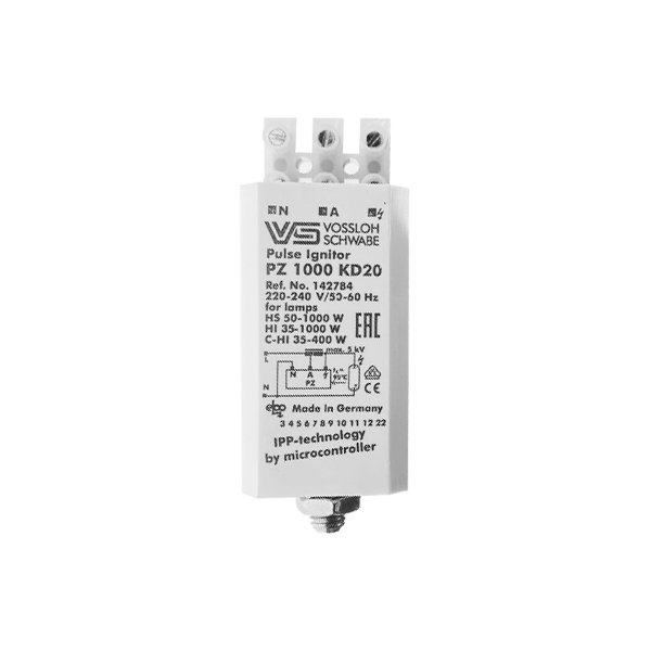 PZ 1000 K D20 220-240V 1,8-2,3/4-5kV 74x34x27 IPP-техн (МГЛ 35-1000W/ДНаТ 50-1000W) - БЗУ VS PZ 1000 K D20 220-240V 1,8-2,3/4-5kV 74x34x27 IPP-техн (МГЛ 35-1000W/ДНаТ 50-1000W) - БЗУ VS