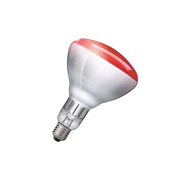 PHILIPS  R125  IR150RH  E27 230-250V d125x173 красная - инфракрасная лампа
