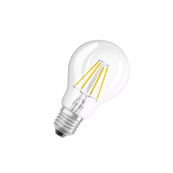 4W/827 (=40W) E27 PARATHOM CL A FIL NON-DIM прозр. - LED лампа OSRAM
