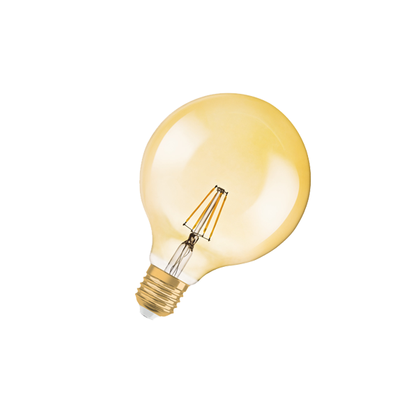 Vintage 1906 LED CL GLOBE125     FIL GOLD 36  4W/824 E27 178x125мм - глоб OSRAM