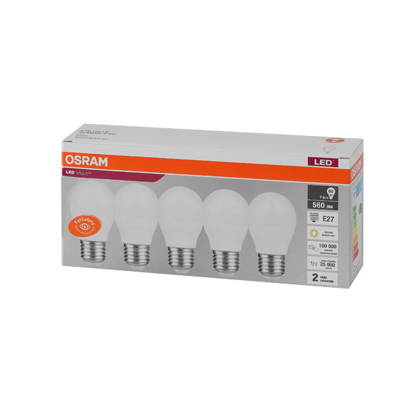 LVCLP60 7SW/830 230V E27 Экопак1X5 RU OSRAM LVCLP60 7SW/830 230V E27 Экопак1X5 RU OSRAM