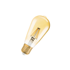 Vintage 1906 LED CL Edison  DIM  FIL GOLD 55  7W/825 E27 145x64мм - капля OSRAM