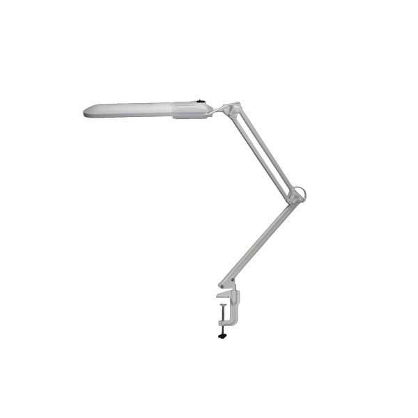 Дельта С16 ПДБ58-8-005 (LED, 8Вт 4000К, настол. метал.струбцина), серый