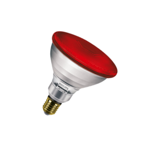 PHILIPS  PAR38  IR175R E27 230V d121x136  красная - инфракрасная лампа