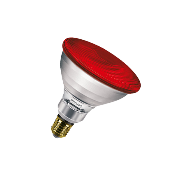 PHILIPS PAR38 IR175R E27 230V d121x136 красная - инфракрасная лампа PHILIPS PAR38 IR175R E27 230V d121x136 красная - инфракрасная лампа