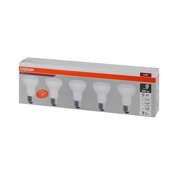 LV R63 60 8SW/840 230V E27 Экопак1X5  RU OSRAM