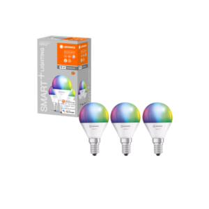 WiFi Classic P Dimm 40 4.9 W/ RGBW 2700K...6500K E14 470Lm Экопак1X3 RU LEDV WiFi Classic P Dimm 40 4.9 W/ RGBW 2700K...6500K E14 470Lm Экопак1X3 RU LEDV