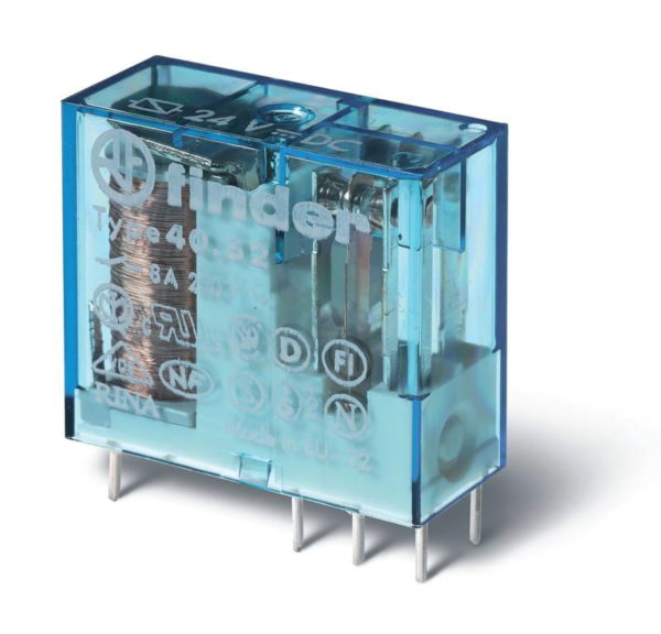 Миниатюрное реле 405282300000 Finder, 8А, 230V AC Миниатюрное реле 405282300000 Finder, 8А, 230V AC
