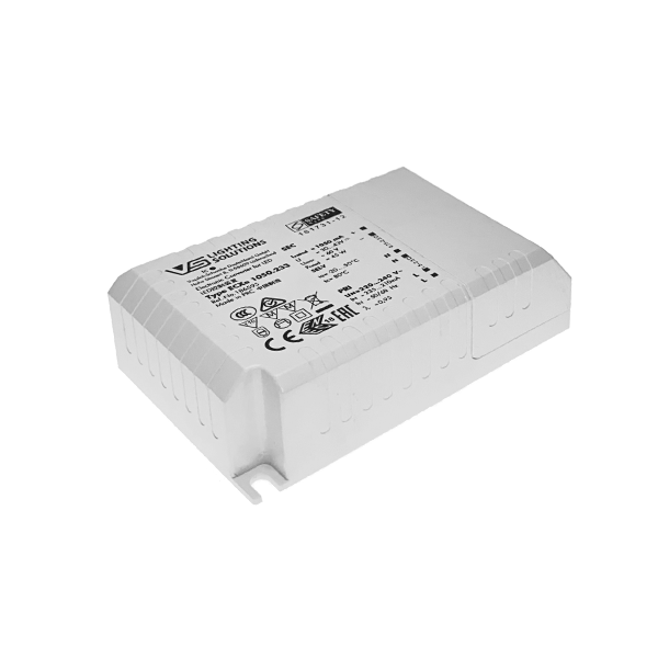 VS ECXe Single 1050.233 1050mA 30-43V/45W 103x67x30мм - драйвер VS ECXe Single 1050.233 1050mA 30-43V/45W 103x67x30мм - драйвер