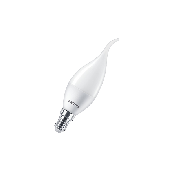 ESS LEDCandle 6 -75W E14 827 BA35 FR 620lm - лампа свеча на ветру PHILIPS