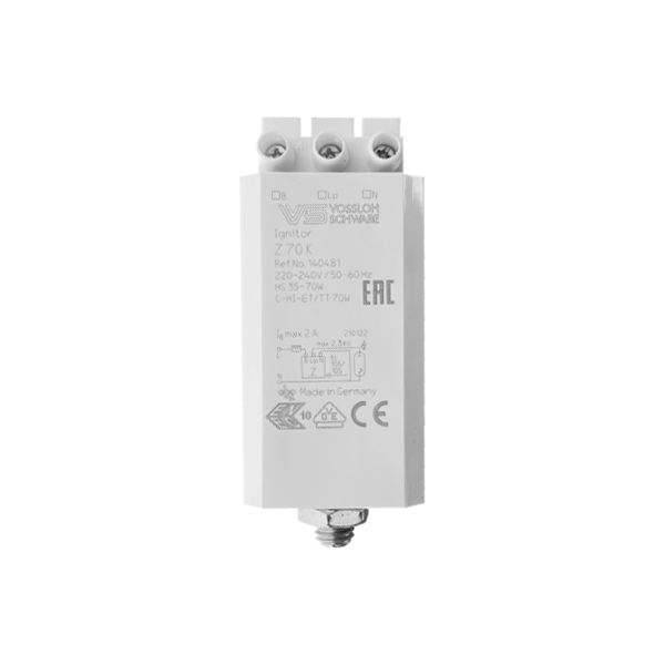 Z 70 K 220-240V 2A 1,8-2,3kV 78x34x27 1м (МГЛ_C-HI 35-70W/ДНаТ 70) - ИЗУ VS Z 70 K 220-240V 2A 1,8-2,3kV 78x34x27 1м (МГЛ_C-HI 35-70W/ДНаТ 70) - ИЗУ VS