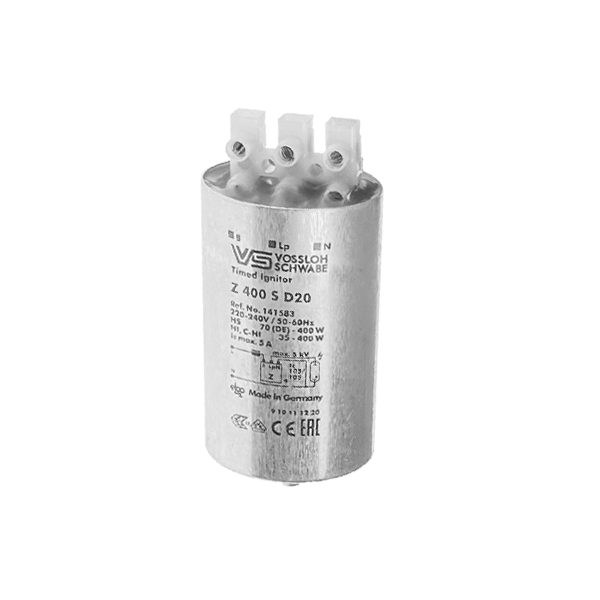 Z  400 S D20(таймер) 220-240V 5A 4-5kV d45x90  1м  IPP-техн (МГЛ_C-HI 35-400W/ДНаТ 70-400W) - ИЗУ VS